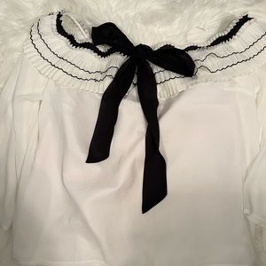 Off the shoulder blouse